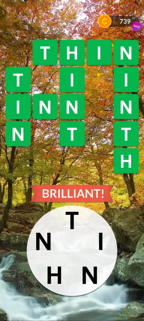 Wordscapes Level 38 (Flow 6, Forest): Answers