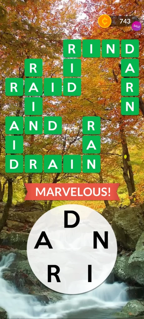 Wordscapes Level 43 Answers
