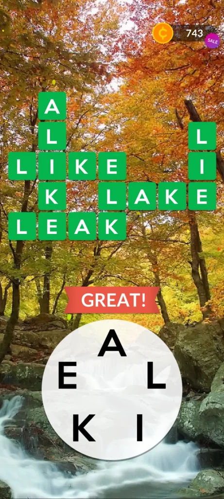 Wordscapes Level 44 Answers