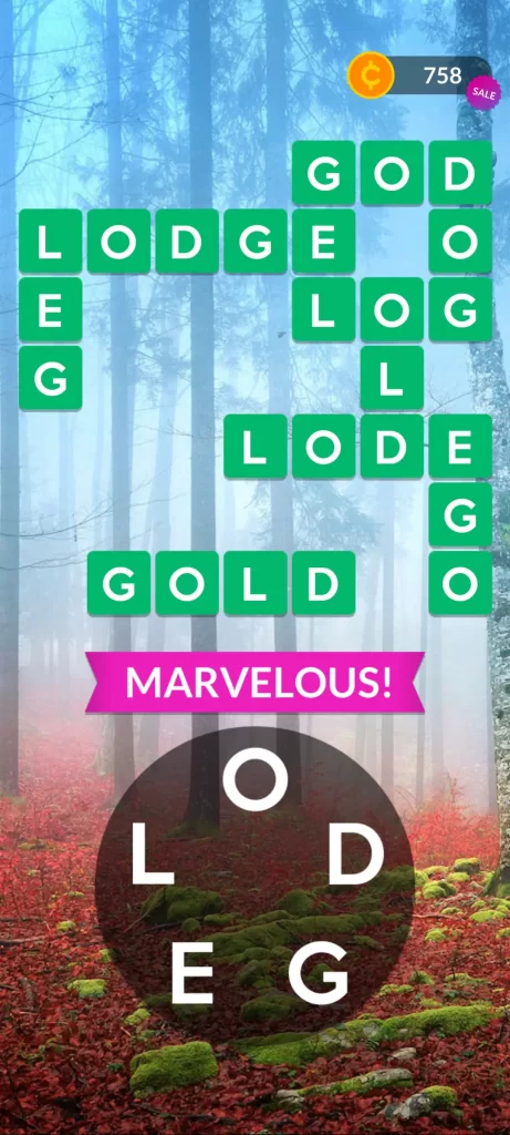 Wordscapes Level 58 Answers