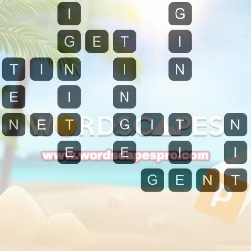 Wordscapes Level 2205 Answers [Red 13, Marsh]