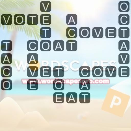 Wordscapes Level 222 Answers [Cloud 14, Sky]