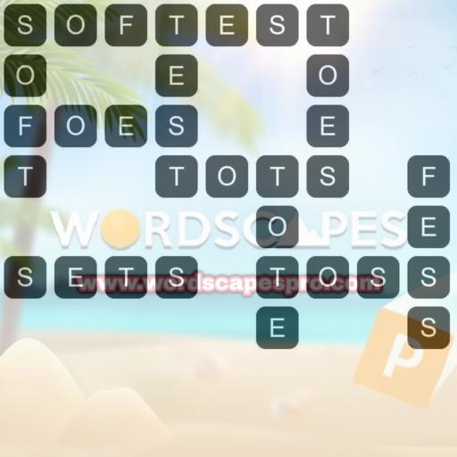 Wordscapes Level 2649 Answers [Palm 9, Lagoon]