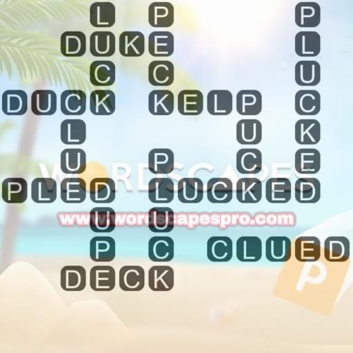 Wordscapes Level 2652 Answers [Palm 12, Lagoon]