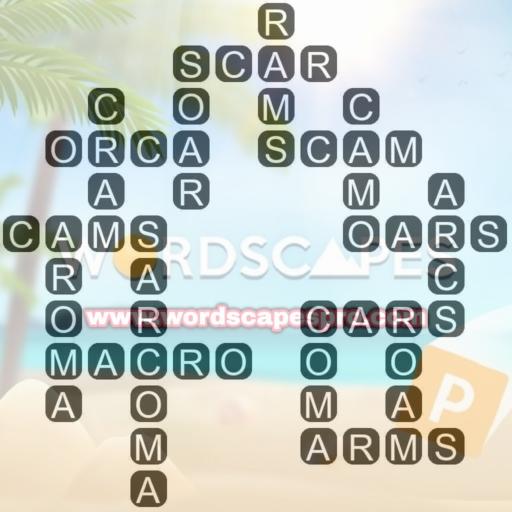 Wordscapes Level 2664 Answers [Beach 8, Lagoon]